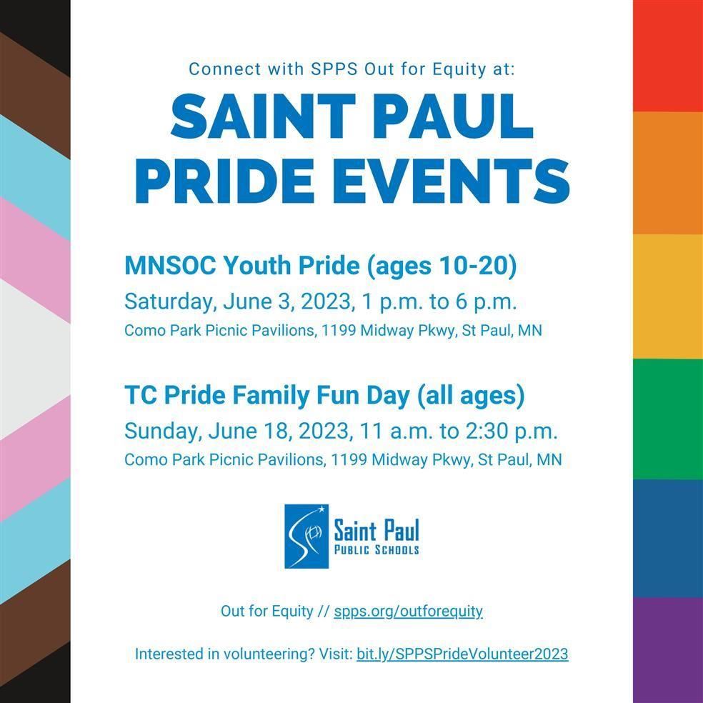 Youth Pride 2023 flyer